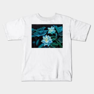 White Lilies Kids T-Shirt